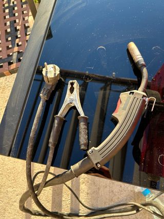 Maquina de soldar de hilo, sin gas