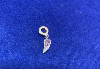2 Charms Alas Ángel Pulsera Pandora collar Plata 