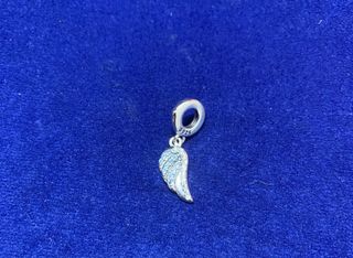 2 Charms Alas Ángel Pulsera Pandora collar Plata 