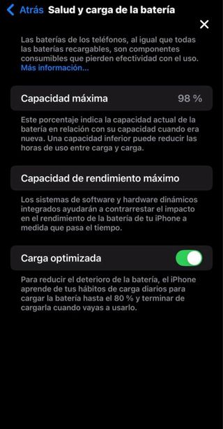 iPhone 14 Pro Max Oro 256 GB Batería 98%