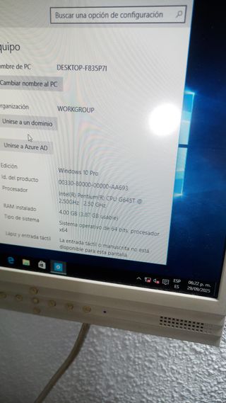 PC Compaq CQ2000 Pentium 4GB DDR3