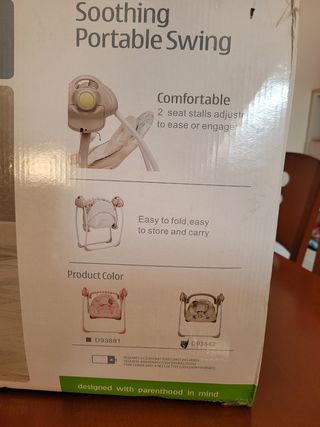 Mecedora bebé 6 velocidades NUEVA