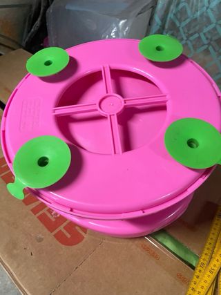 Seggiolino per bagnetto bimbo rosa