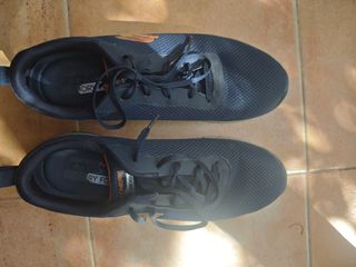 Zapatillas Skechers Hombre Azul Naranja