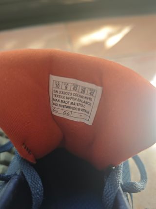 Zapatillas Skechers Hombre Azul Naranja