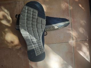 Zapatillas Skechers Hombre Azul Naranja