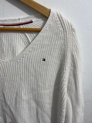 ¡¡OFERTA!! Talla L Jersey Tommy Hilfiger Blanco