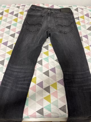 Pantalón Jack Jones Slim Negro Talla 29x32