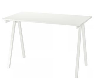 2 scrivanie Ikea TROTTEN 120x70 cm bianche