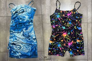 Vestido y mono estampado 10-11 años