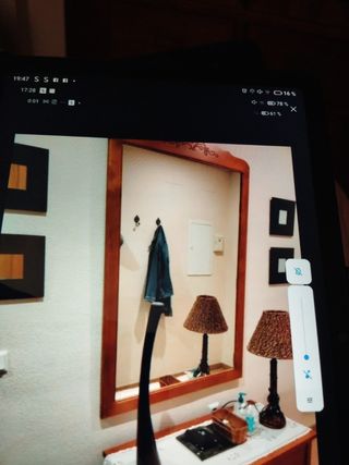 Espejo grande tallado madera y cristal