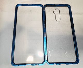 Carcasa Realme X2 PRO Azul Transparente