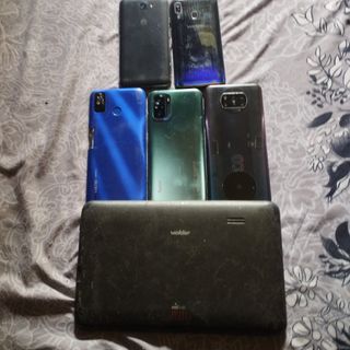 Lote de móviles y tablet para repuestos