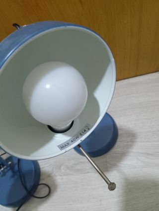 Lámparas de mesa vintage azules (2 unidades)