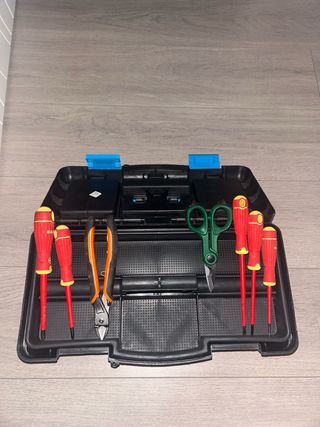 Caja de herramientas de electricista