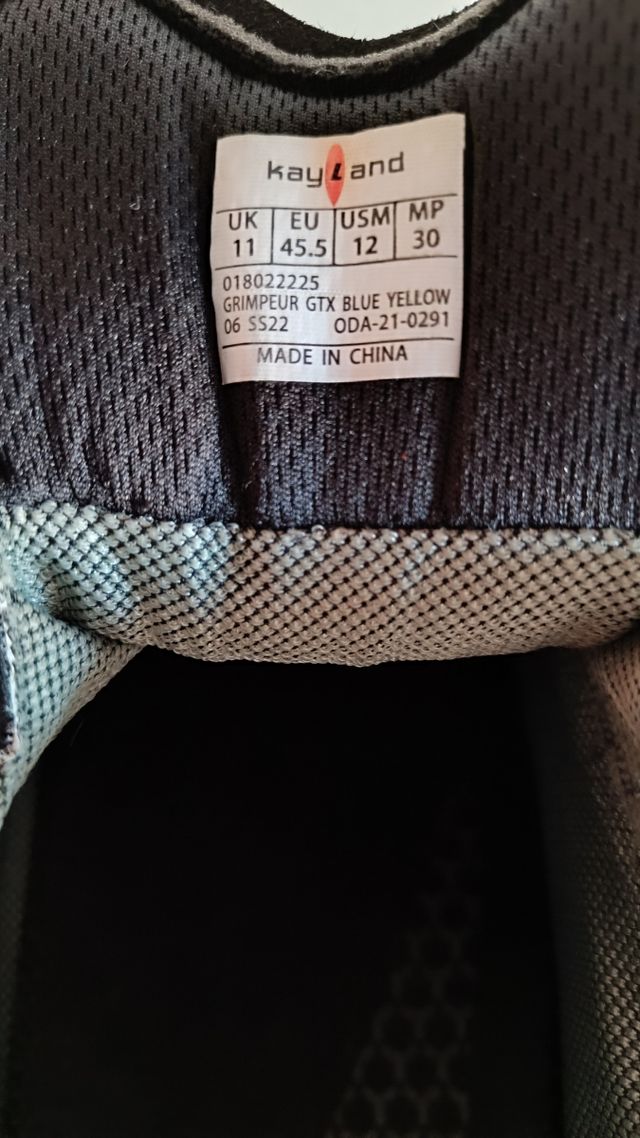 Zapatillas Montaña Kayland Grimpeur GTX 45.5