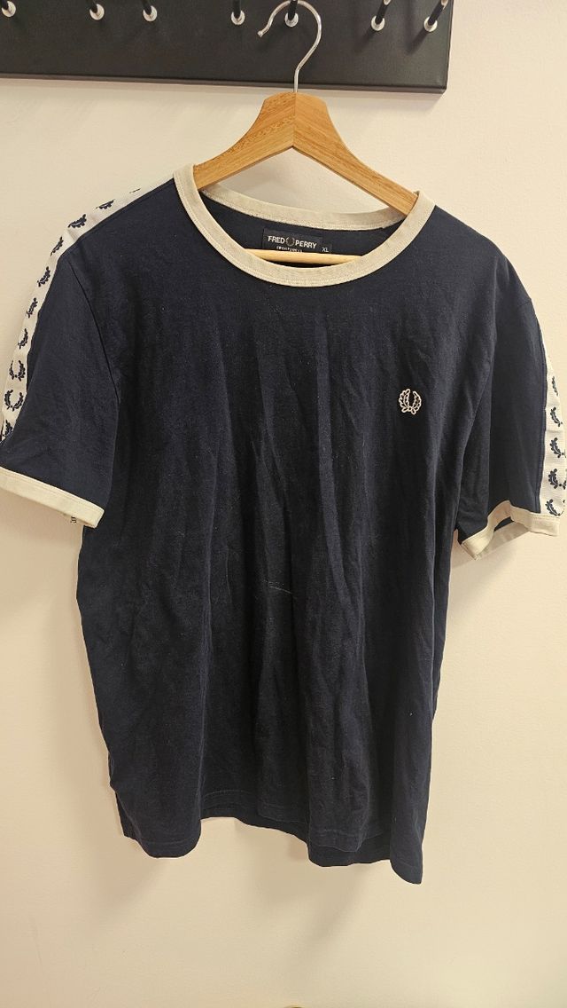 Camiseta Fred Perry Azul Talla XL