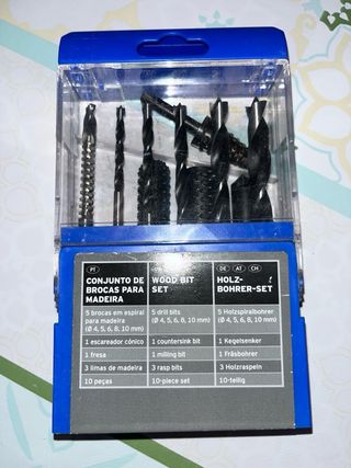 Set Brocas Madera Powerfix Profi 10 Piezas