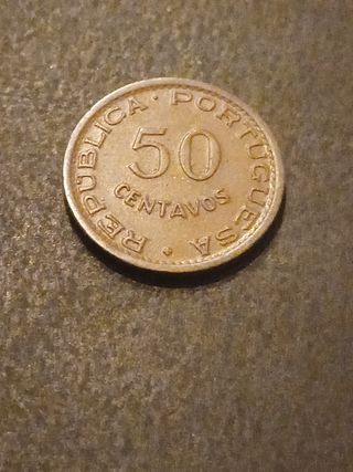 Mozambique 1957 50 Centavos SC