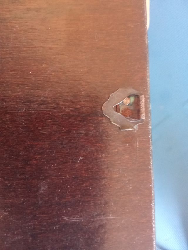 Cuadro antiguo metal dorado religioso