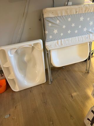 Bañera cambiador bebé