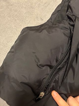 Chaleco acolchado Bershka negro