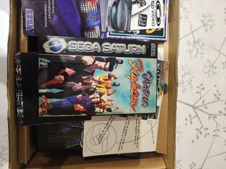 Consola Sega Saturn modelo 1 más juego virtual 