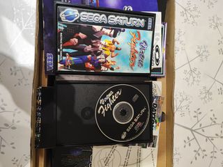 Consola Sega Saturn modelo 1 más juego virtual 