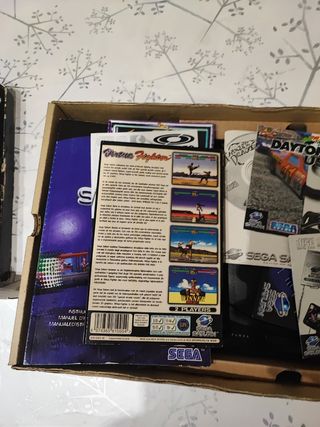 Consola Sega Saturn modelo 1 más juego virtual 