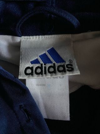 Adidas vintage style track jacket navy orange Y2K