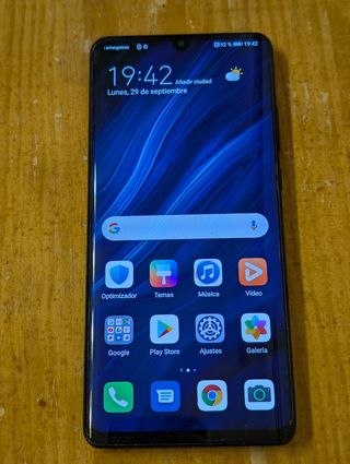 Huawei P30 Pro nera + custodia trasparente