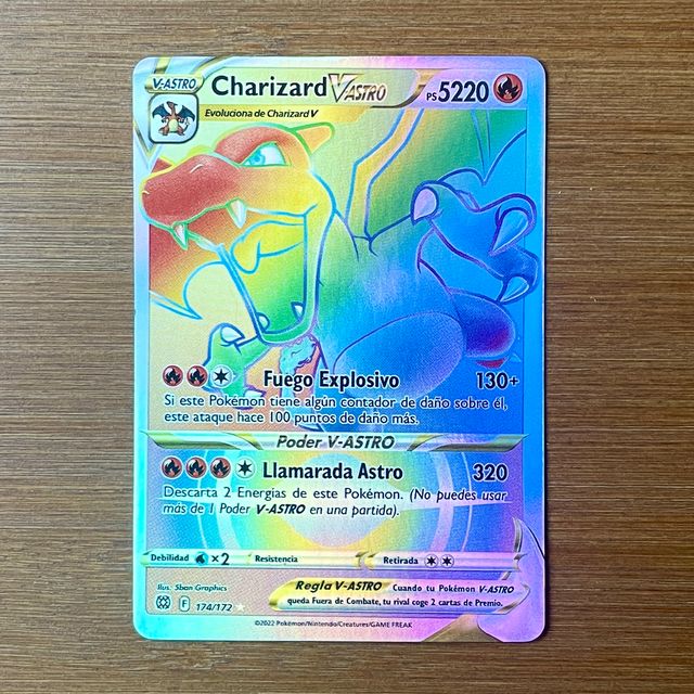 Lote 4 Cartas Pokémon Charizard VASTRO GX V MegaEX