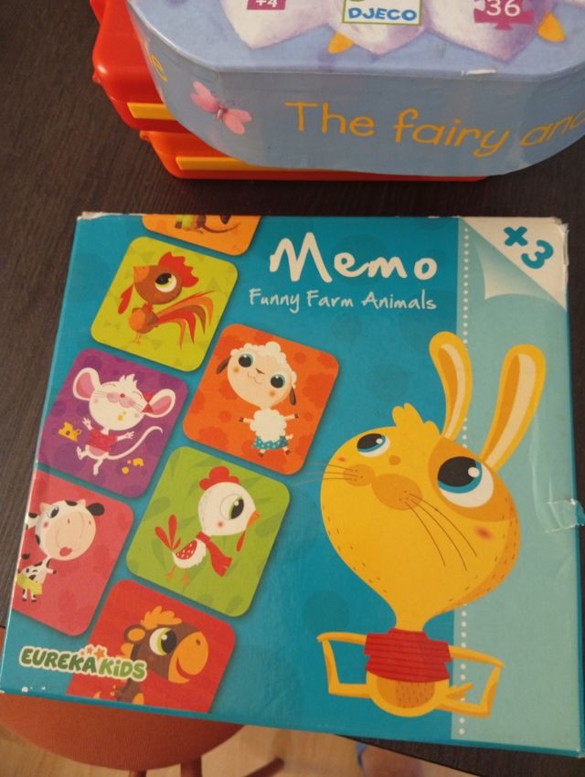 Memo Funny Farm Animals Eureka Kids