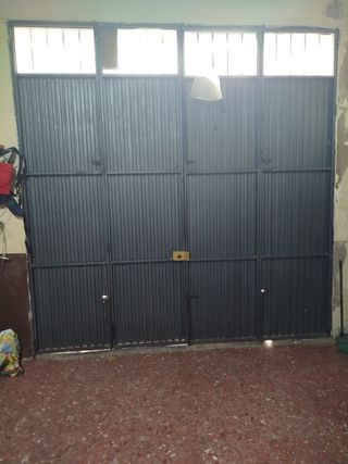 Puerta de garaje hierro 3M x 2,85