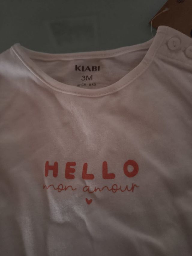 Conjunto bebé HELLO erizos nuevo