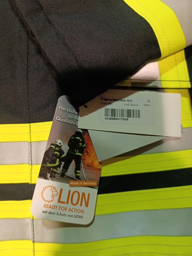 Chaqueta Bombero LION Rescate Técnico