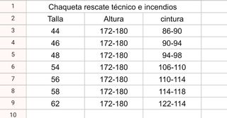 Chaqueta Bombero LION Rescate Técnico 