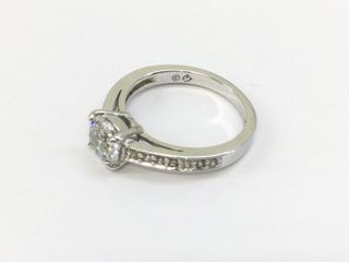 Anillo Bisutería Plata con Circonitas