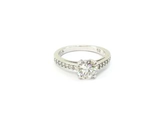 Anillo Bisutería Plata con Circonitas
