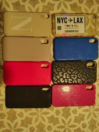Fundas iPhone 10 (X) - Lote 8 unidades