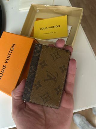 Tarjetero Louis Vuitton Monogram Marrón