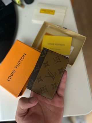 Tarjetero Louis Vuitton Monogram Marrón