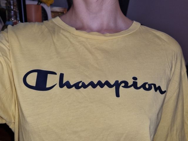 Camiseta Champion Amarilla Talla L