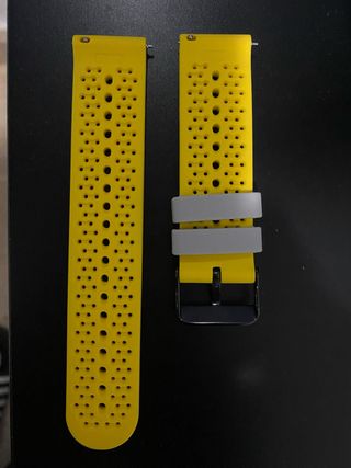 Correa de reloj amarilla y gris nueva