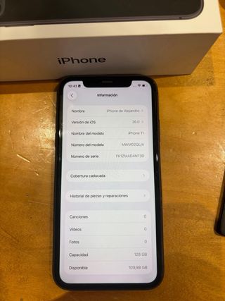 iPhone 11 128GB Negro