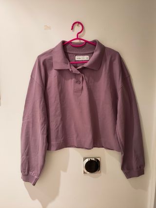 Lefties nuevo jersey tipo polo morado