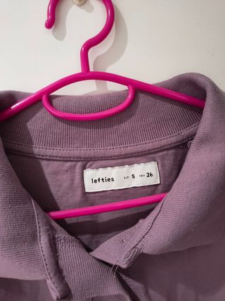 Lefties nuevo jersey tipo polo morado