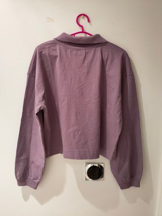 Lefties nuevo jersey tipo polo morado