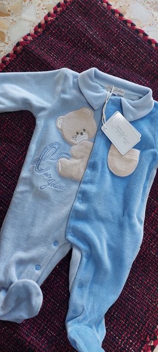 Tutina ciniglia neonato 1/3 mesi