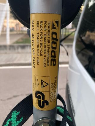 Portabicicletas doae padova alu